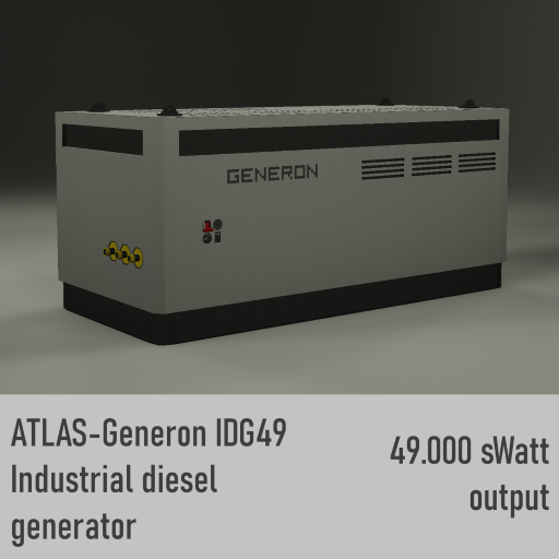 ATLAS-Generon IDG49 Industrial diesel generator preview
