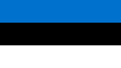 The flag of Estonia