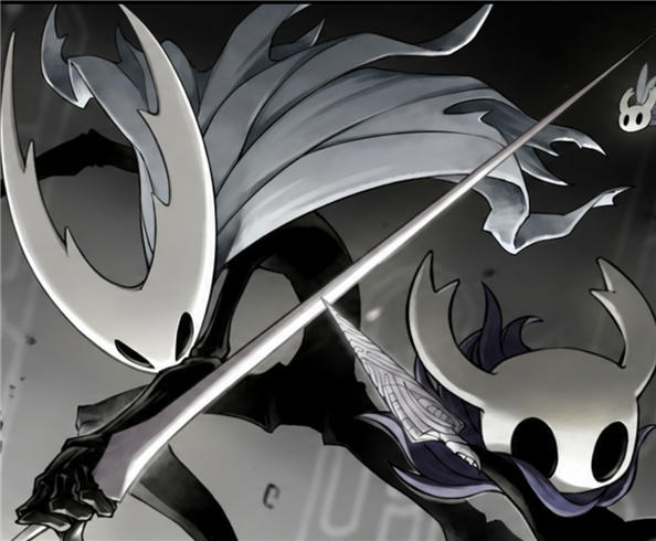 【空洞骑士】亡灵契约师皮肤MOD：小骑士与前辈 (The Knight & Pure Vessel)