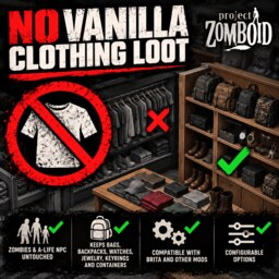 No Vanilla Clothing Loot — B42.21