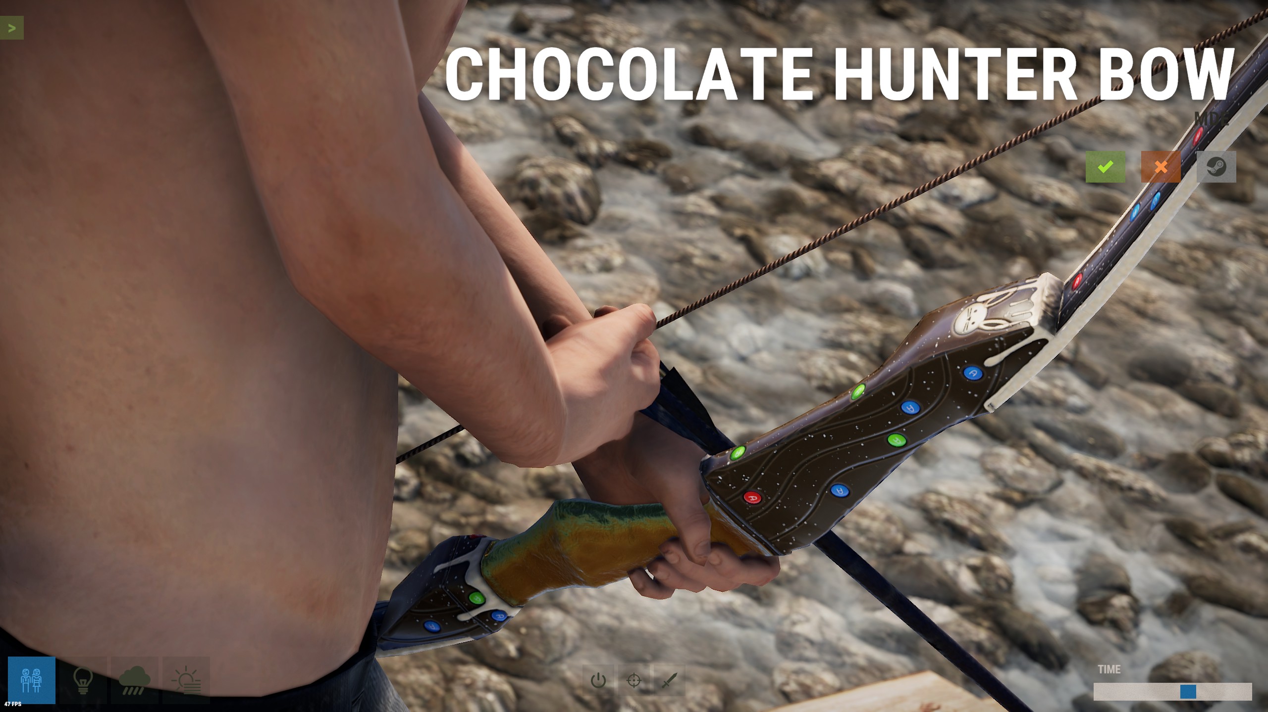 Chocolate Hunter Bow