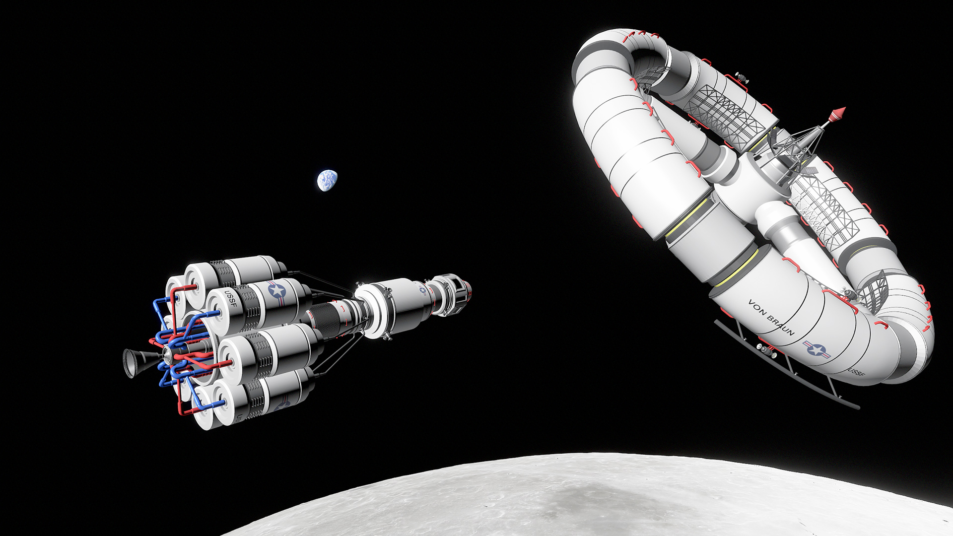 Von Braun's Trip Around The Moon