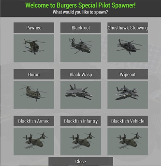 [BGR] - Pilot Vehicle Spawner NATO