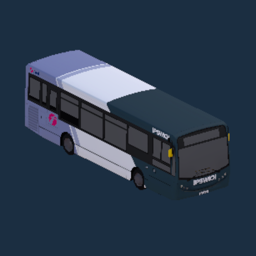 ADL Enviro200 8.9m First Eastern Counties Charcoal Front Urban Ipswich Branded