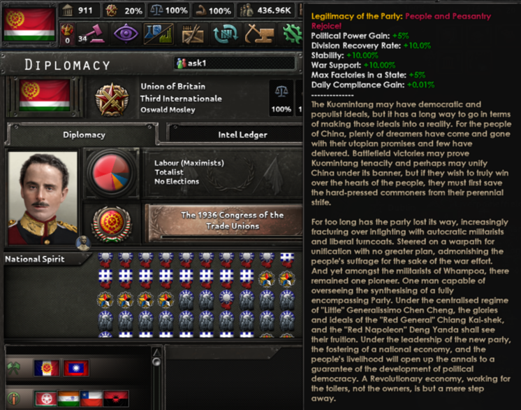 Chinareich:Everyone Can Obtain Warlord Legitimacy Spirits preview