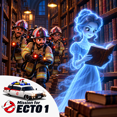 Ghost in Library preview