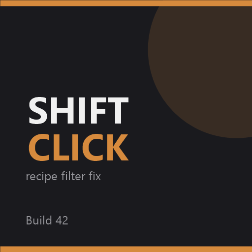 Fix Shift-Click Recipe Filter