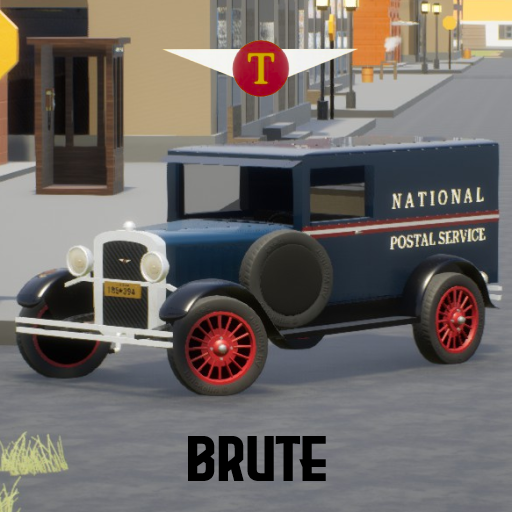 Troubadour brute van 1931 postal