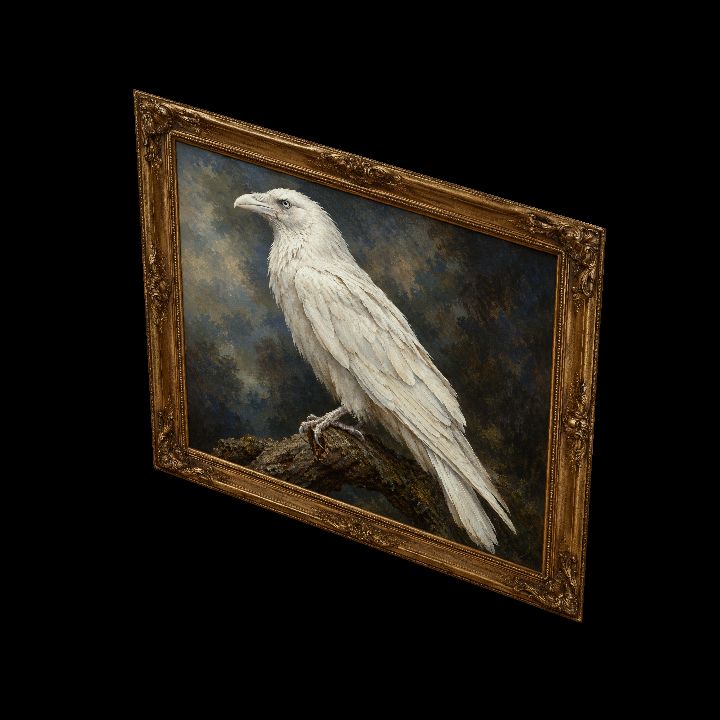 Painting, White Raven {2D}