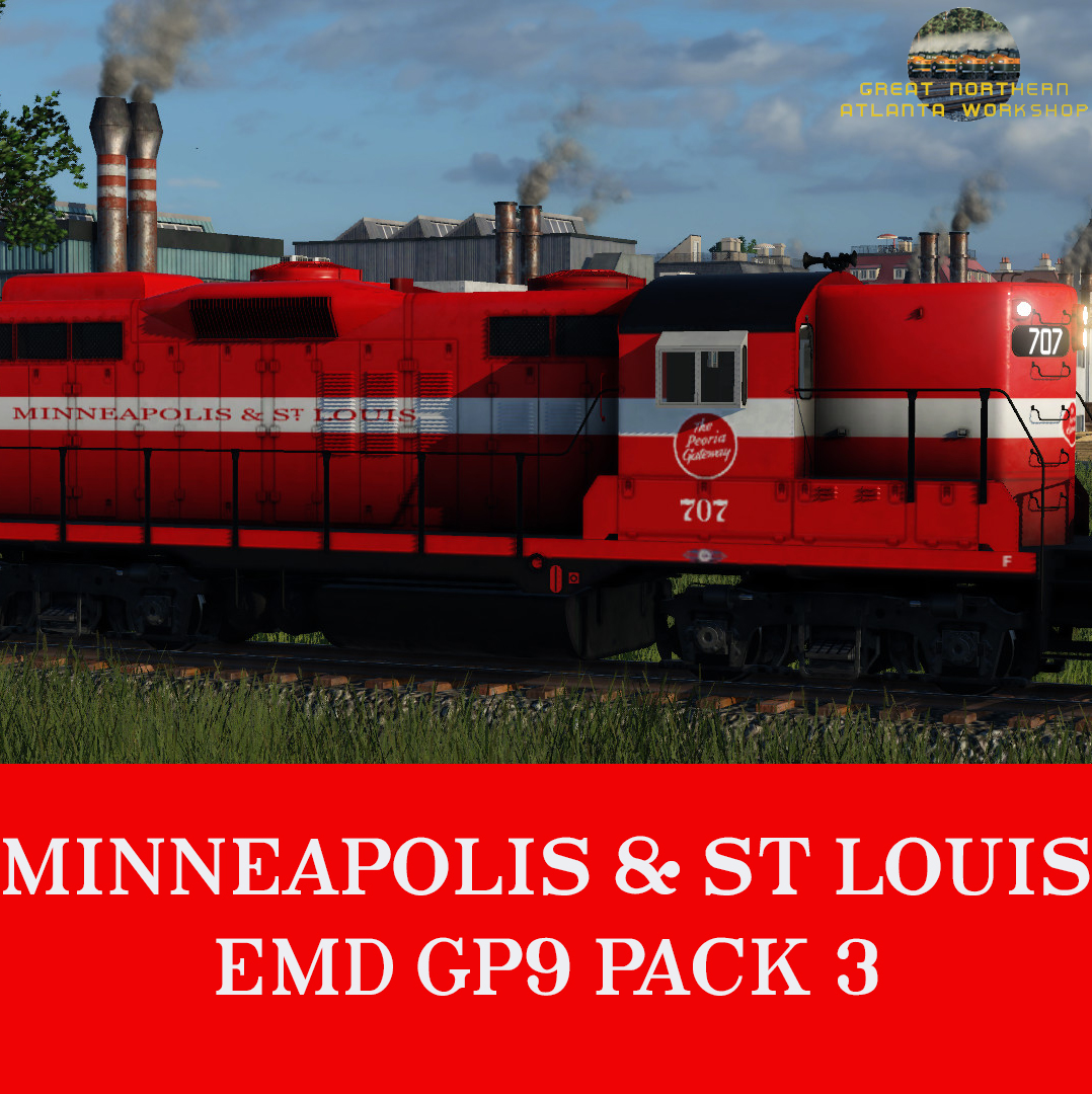 Minneapolis & St Louis Railway EMD GP9 Pack 3