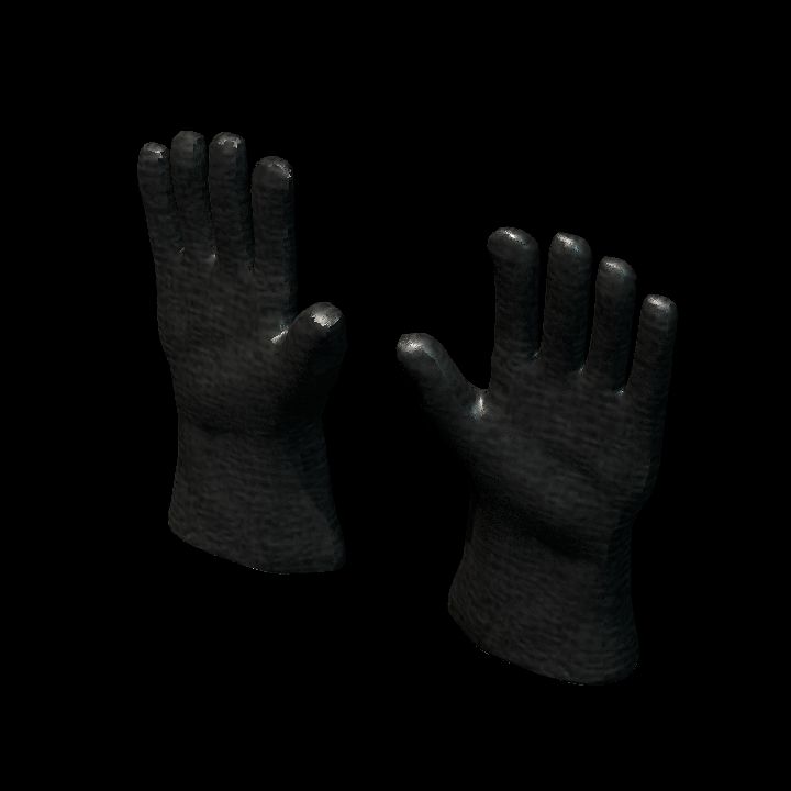 Leather gloves - upright pair 6