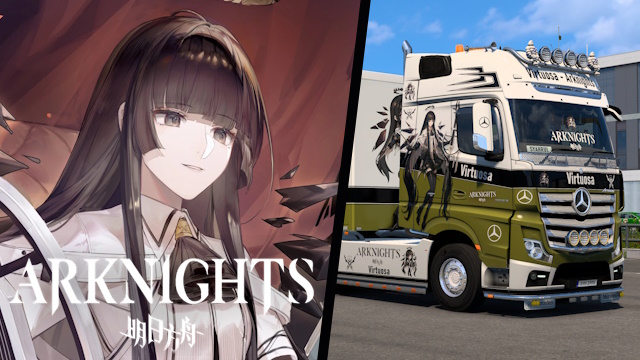Mercedes Actros MP4 Virtuosa - Arknights Skin [Combo Skin]