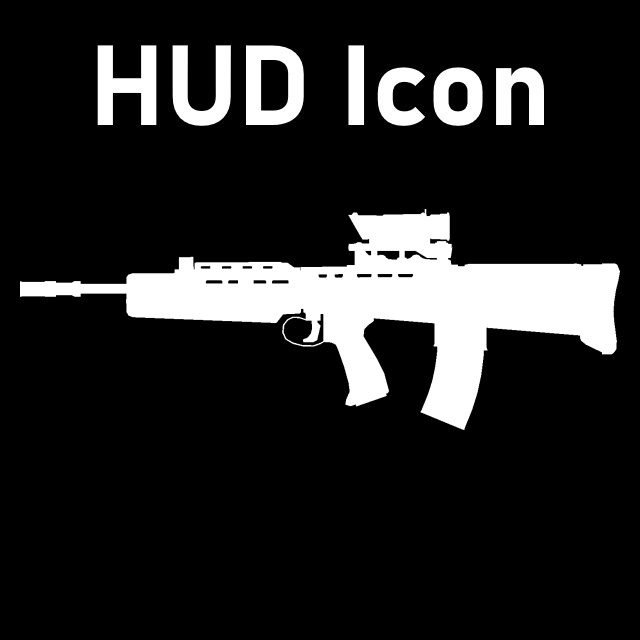 Afraid of Monsters - L85A1 HUD Icon (SG552)

