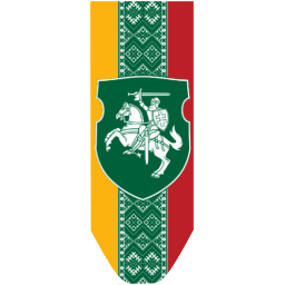 Lithuanian flag with coat of arms