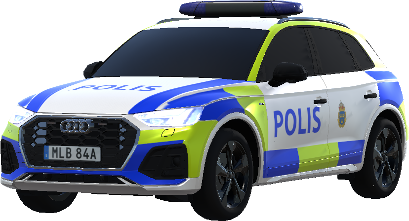 audi q5 - Swedish polis preview