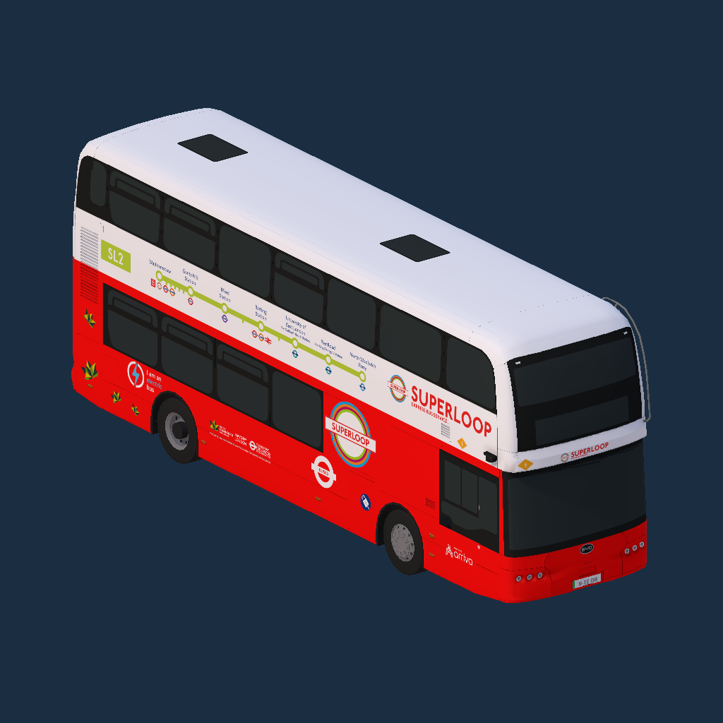 Arriva London SL2 Superloop Livery