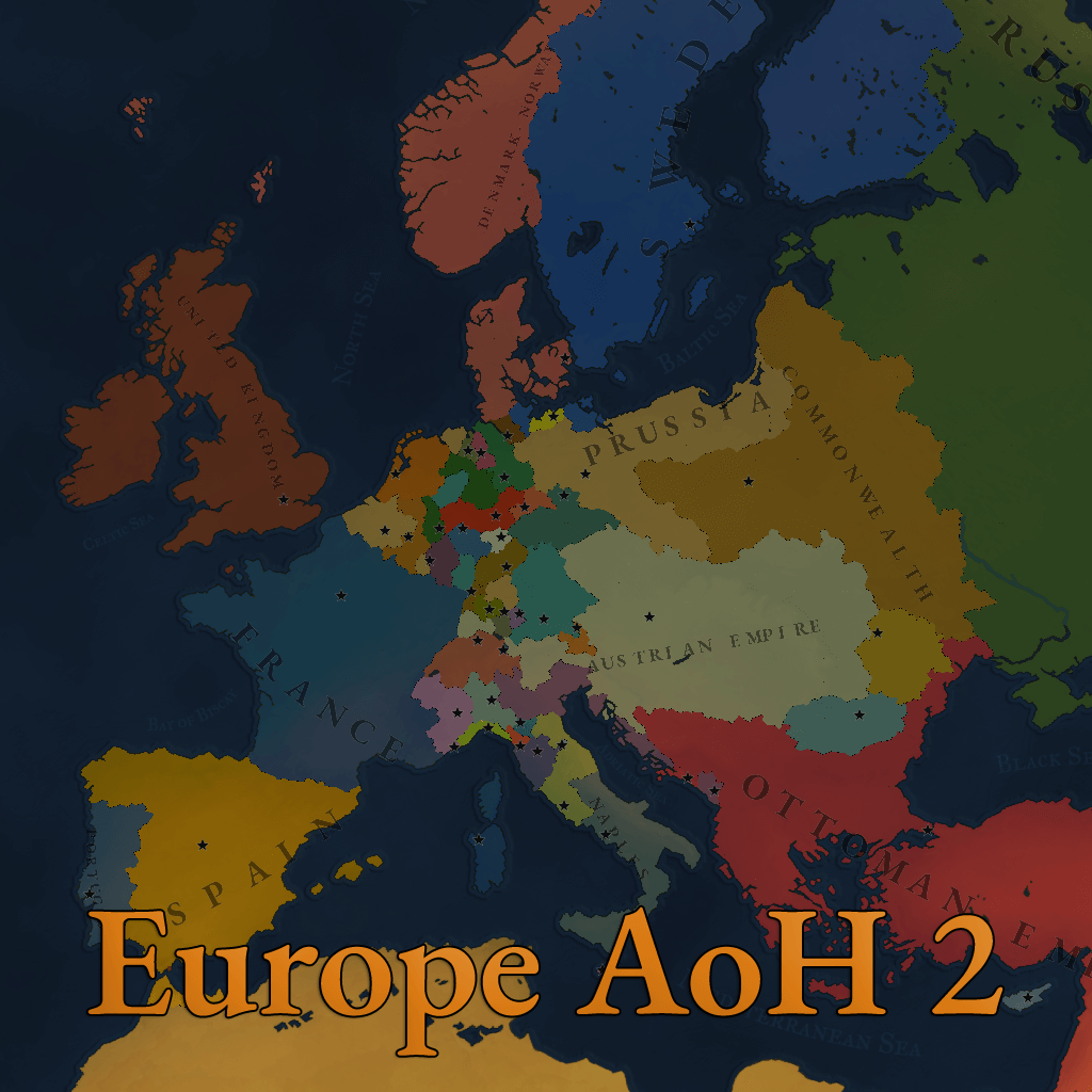Europe Map 1787 provinces