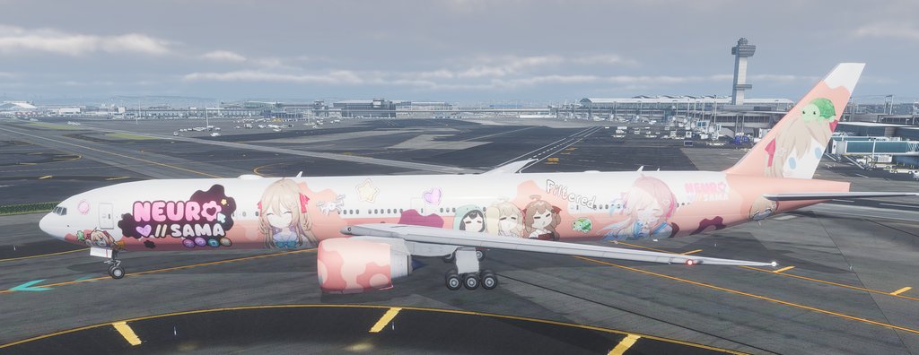 牛肉痛机 BA 777-300ER 涂装