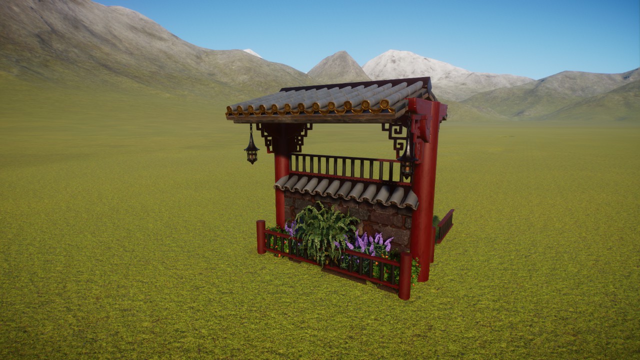 Black Lotus Park Walls