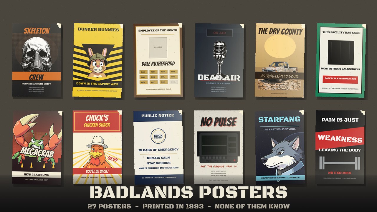 BADLANDS Posters