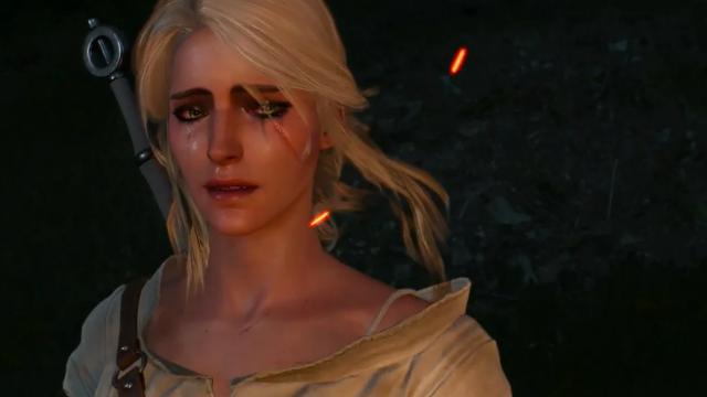 R-18  Ciri (The Witcher 3 Wild Hunt) animated Glow Adrenaline