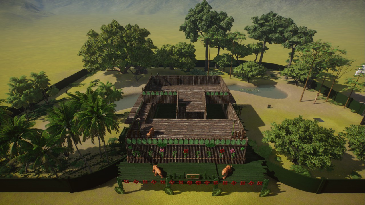 Jaguar Habitat w/ Viewing Platform preview