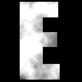 Letter E Decal