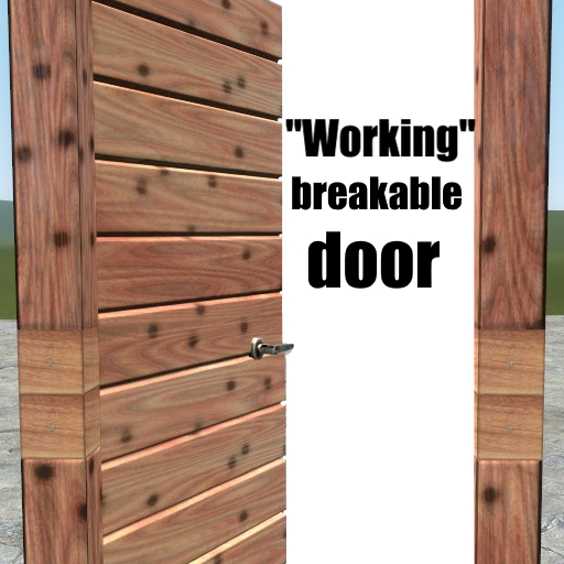 "Working" breakable door. preview