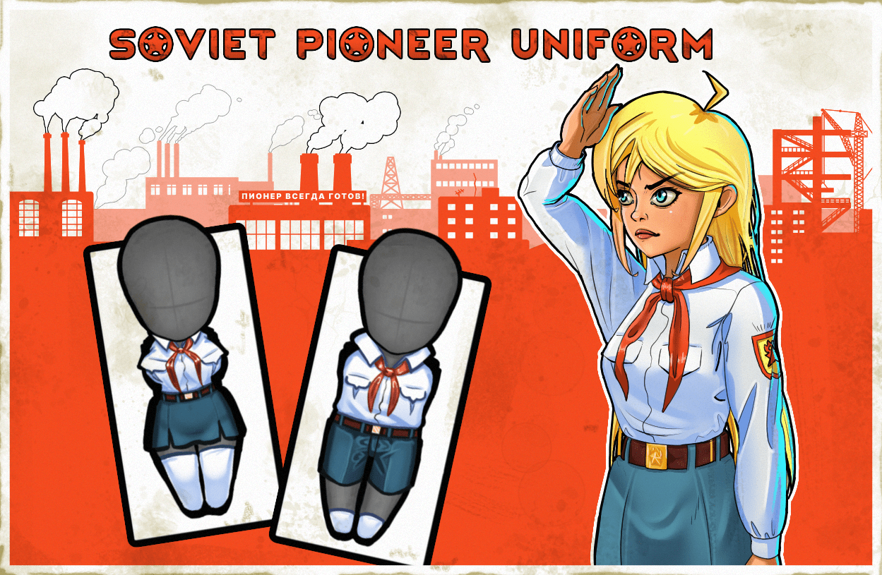 Soviet Pioneer Uniform for ABC Body 2
