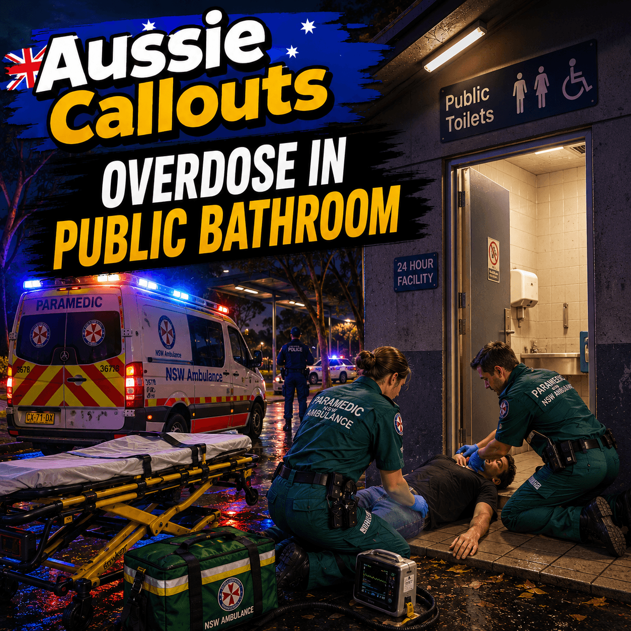 Aussie Callouts - Public Toilet Drug Overdose preview