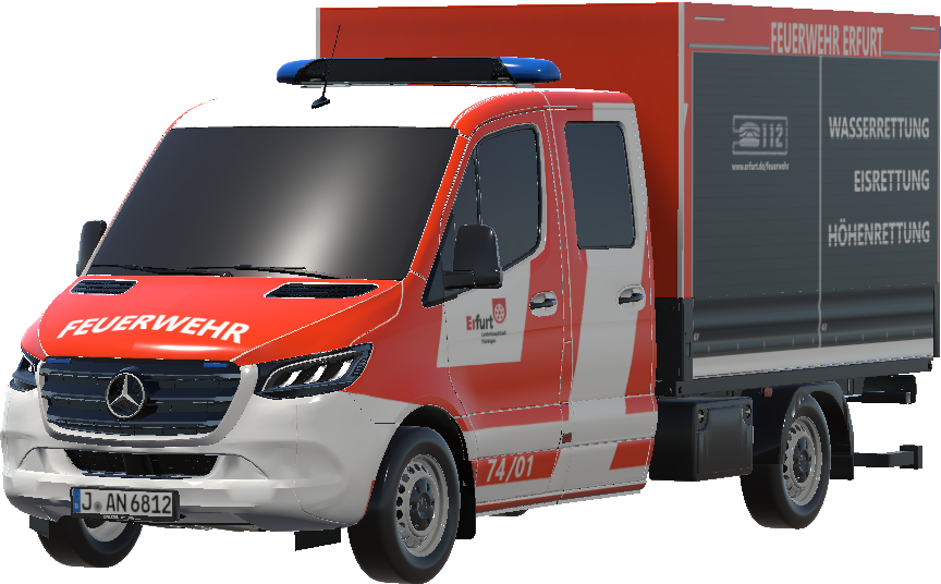 GW-WEH (Gerätewagen Wasser- Eis- Höhenrettung) Berufsfeuerwehr Erfurt