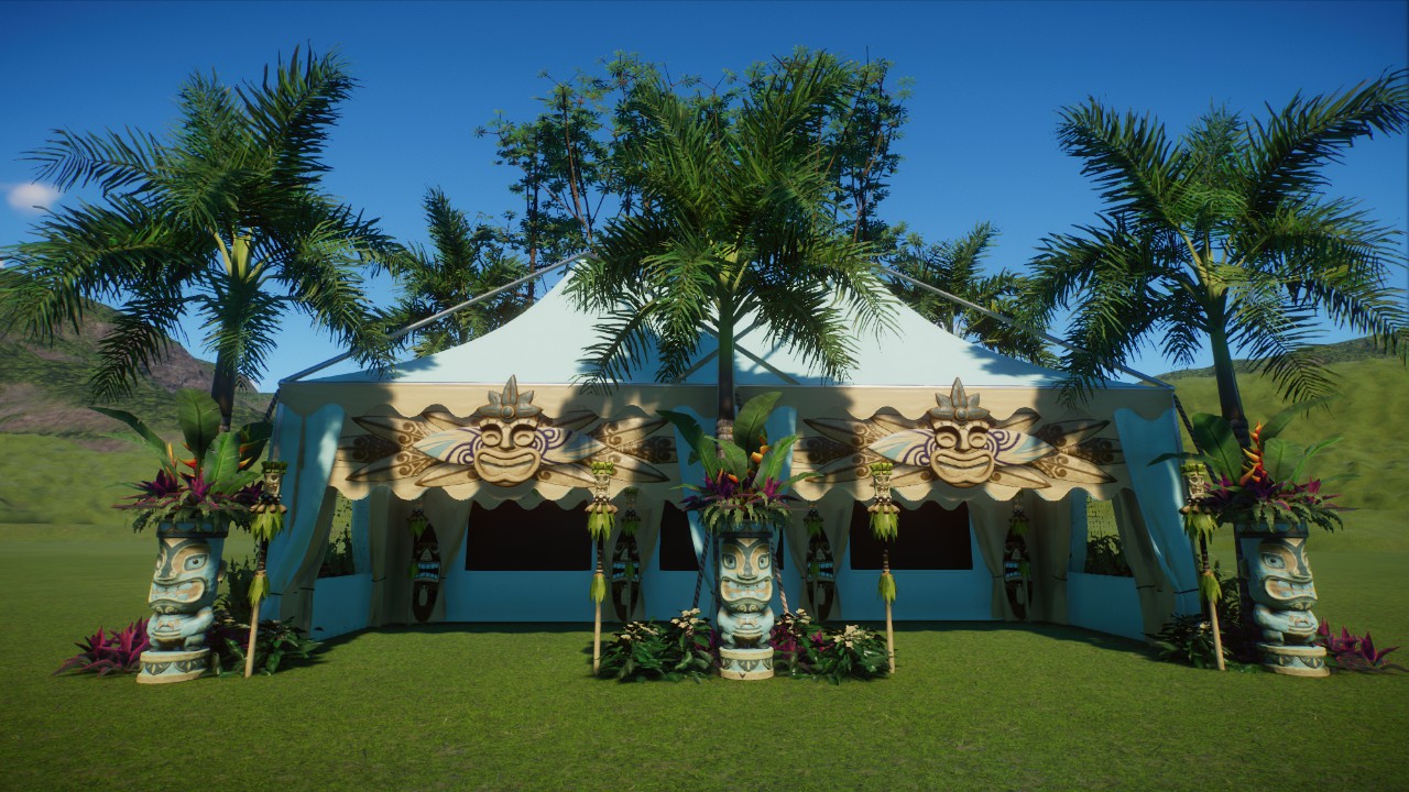 Tropical Party Shops Triple