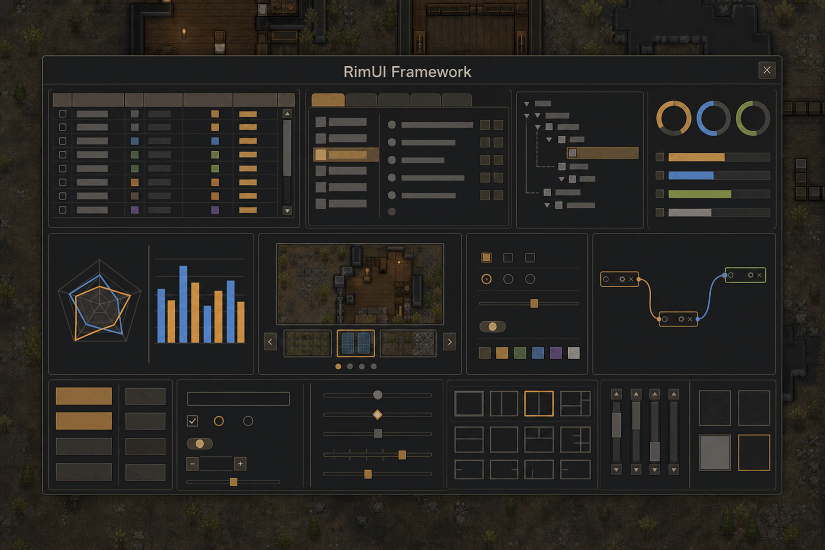 RimUI Framework mod preview for RimWorld