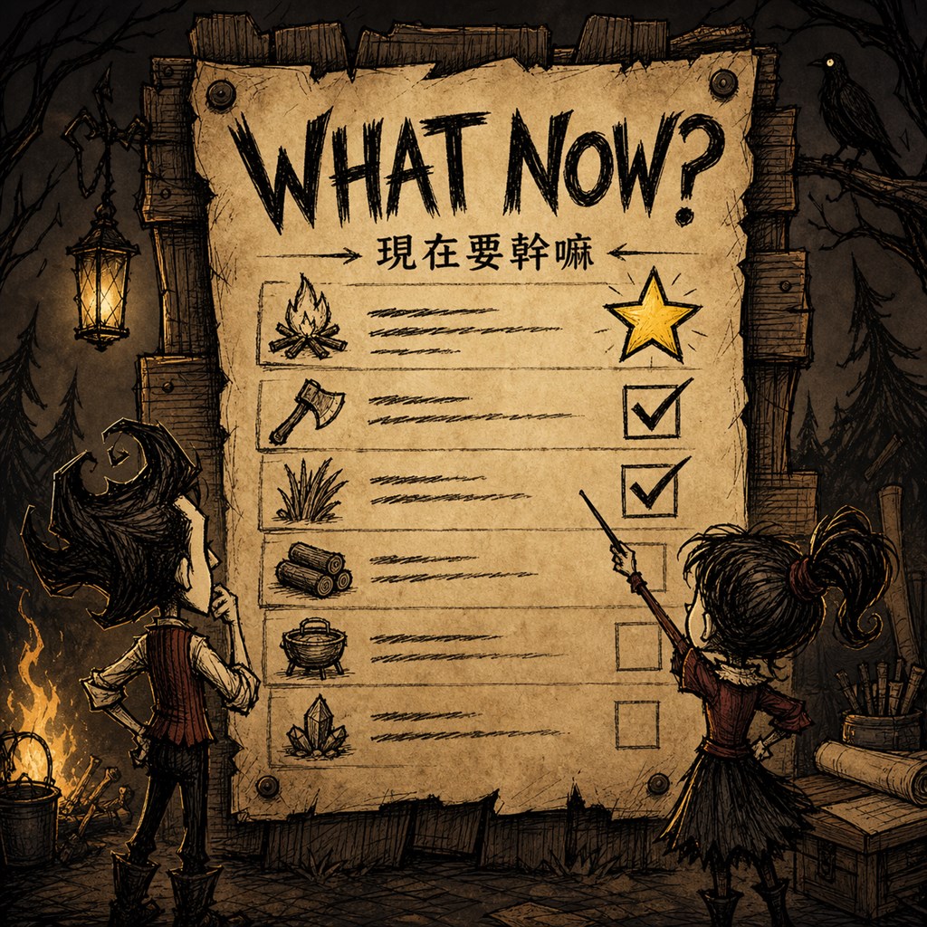 What Now? (現在要幹嘛) – Don't Starve Together Mod