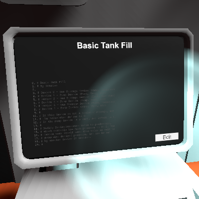 Basic Tank Fill