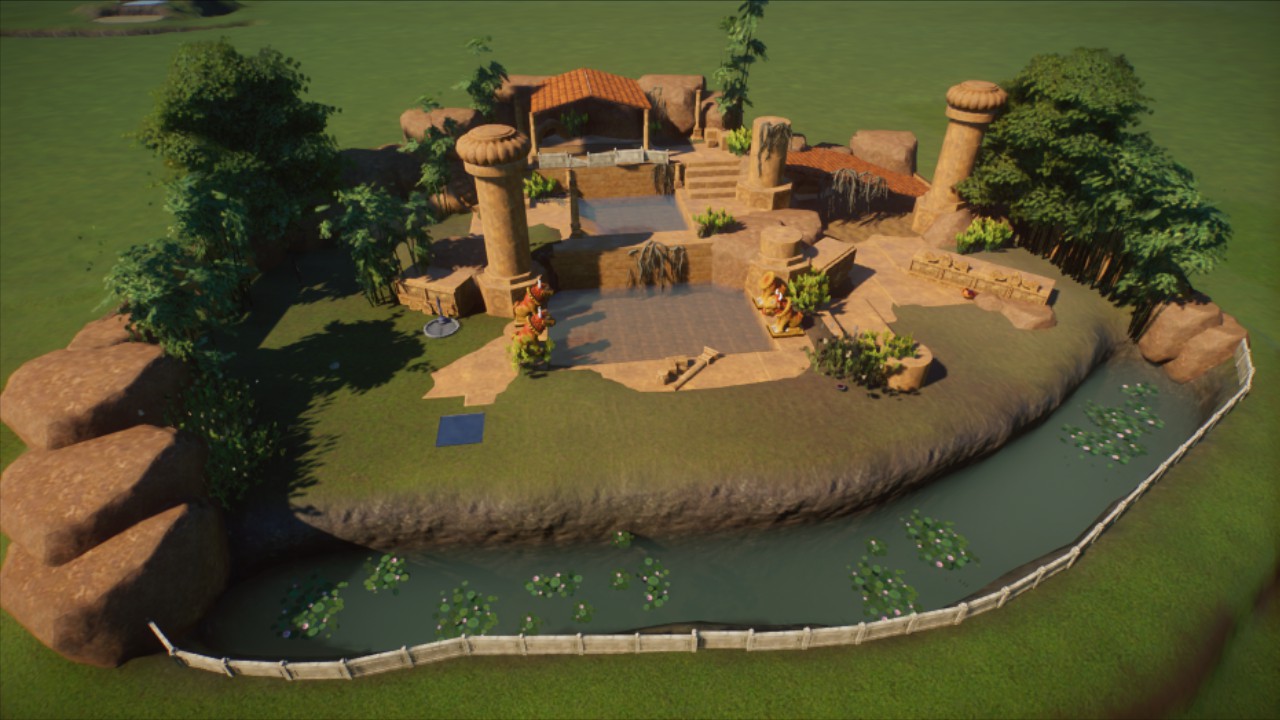 Tiger Fallen Temple