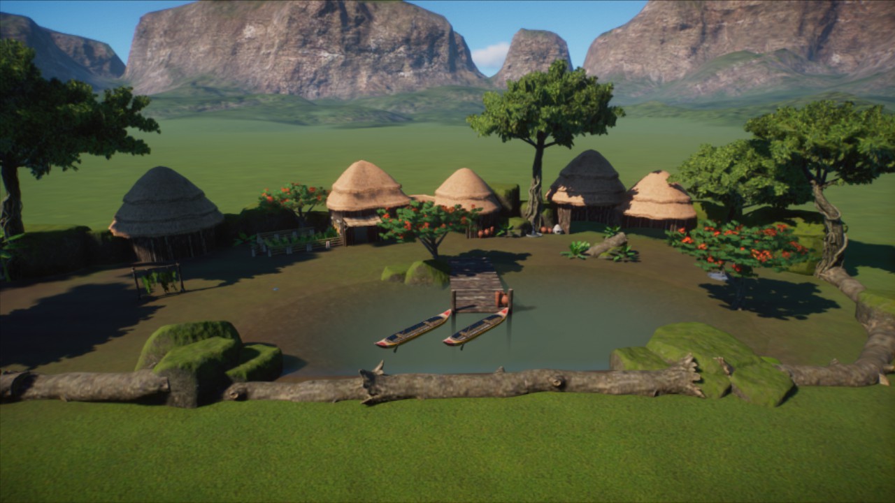 African Forest Village