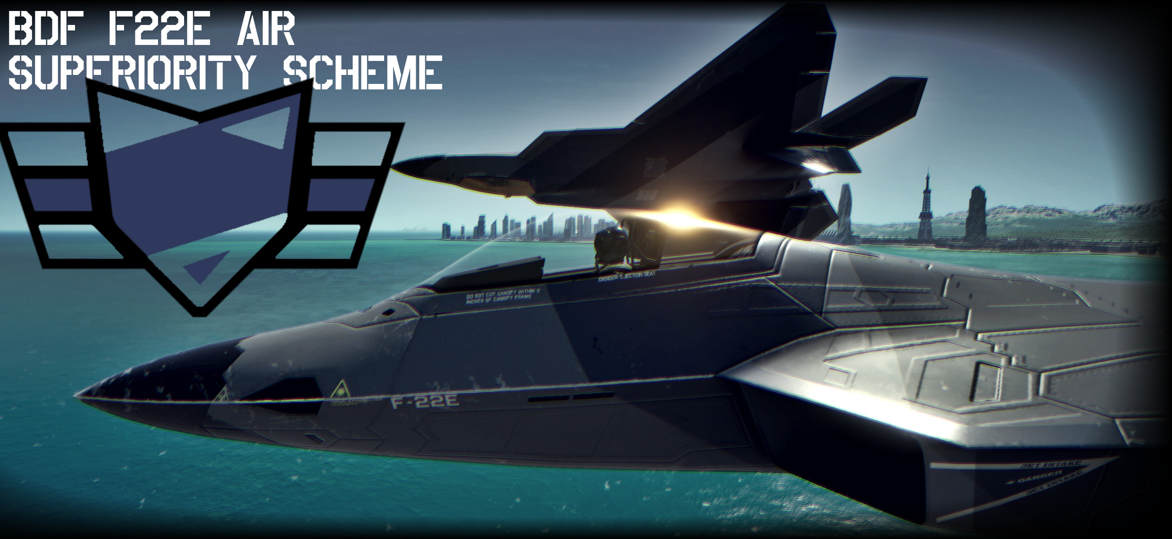 F-22E BDF Three-Tone preview