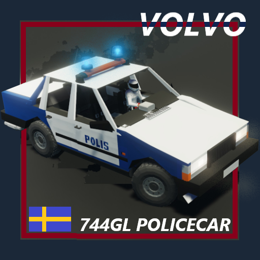 VOLVO 744 GL Policecar