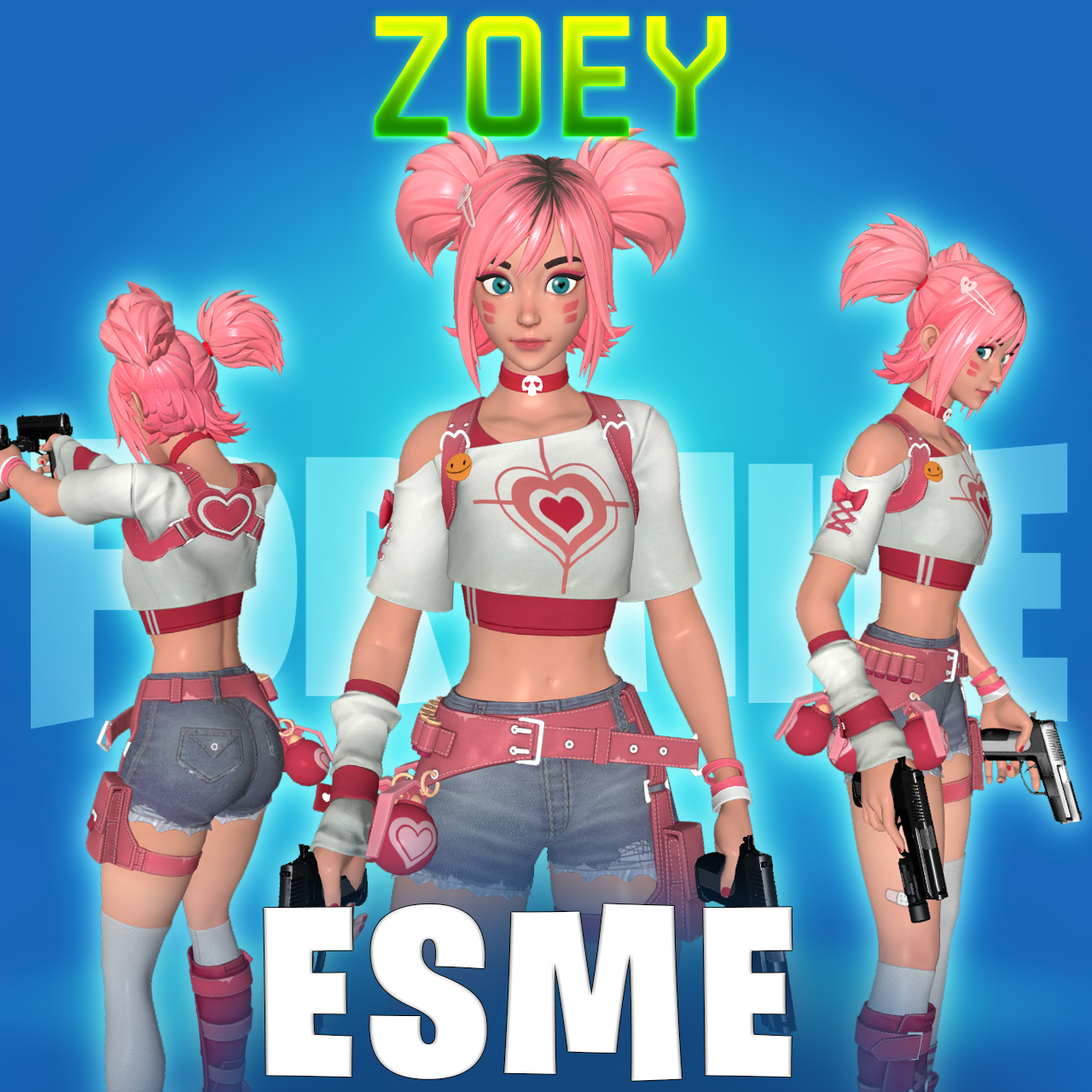 [COMM] Fortnite: Esme - Zoey
