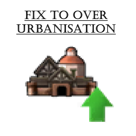 Fix for Over Urbanisation (For Vr 1.3.*)