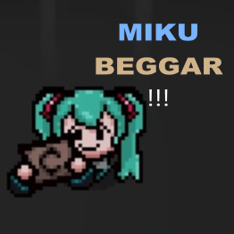 Miku as Beggar