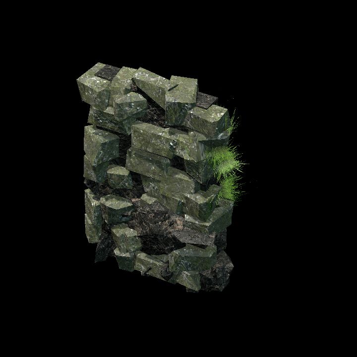 Jungle Ruins - Wall 1 B
