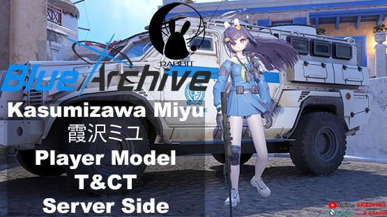 Kasumizawa Miyu from Blue Archive Server side player model with tutorial