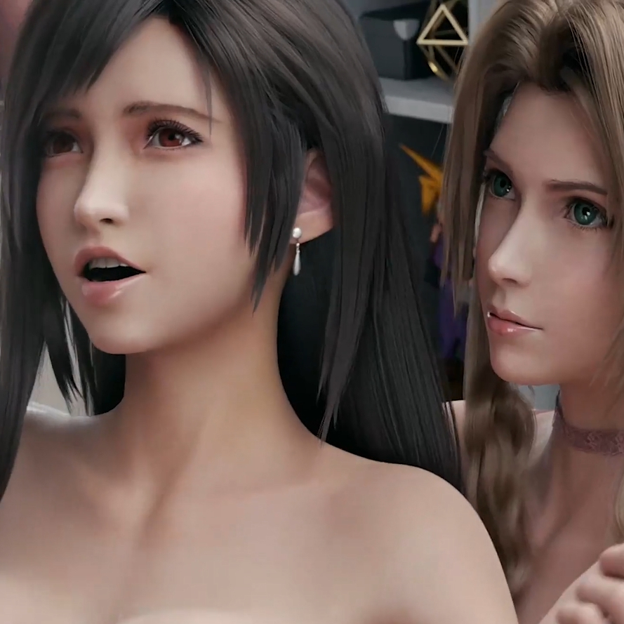 4K 60FPS Tifa Aerith 蒂法 爱丽丝 part3 full bamhor bamh3d