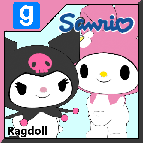 My melody and kuromi (Ragdoll, Playermodel)
