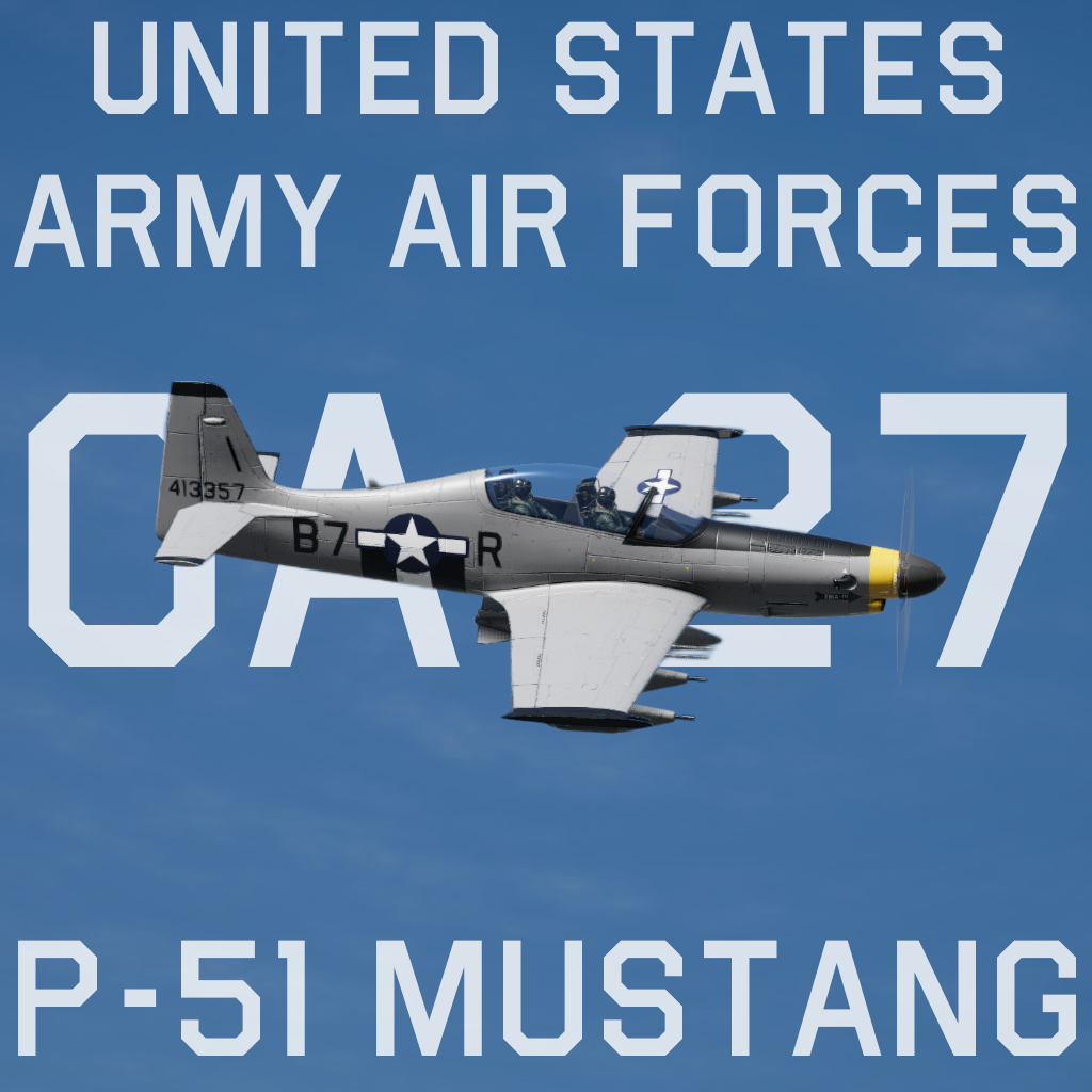 OA-27 Cavalier United States Army Air Forces P-51 Mustang 361st Fighter Group 413357 "Tika IV" preview