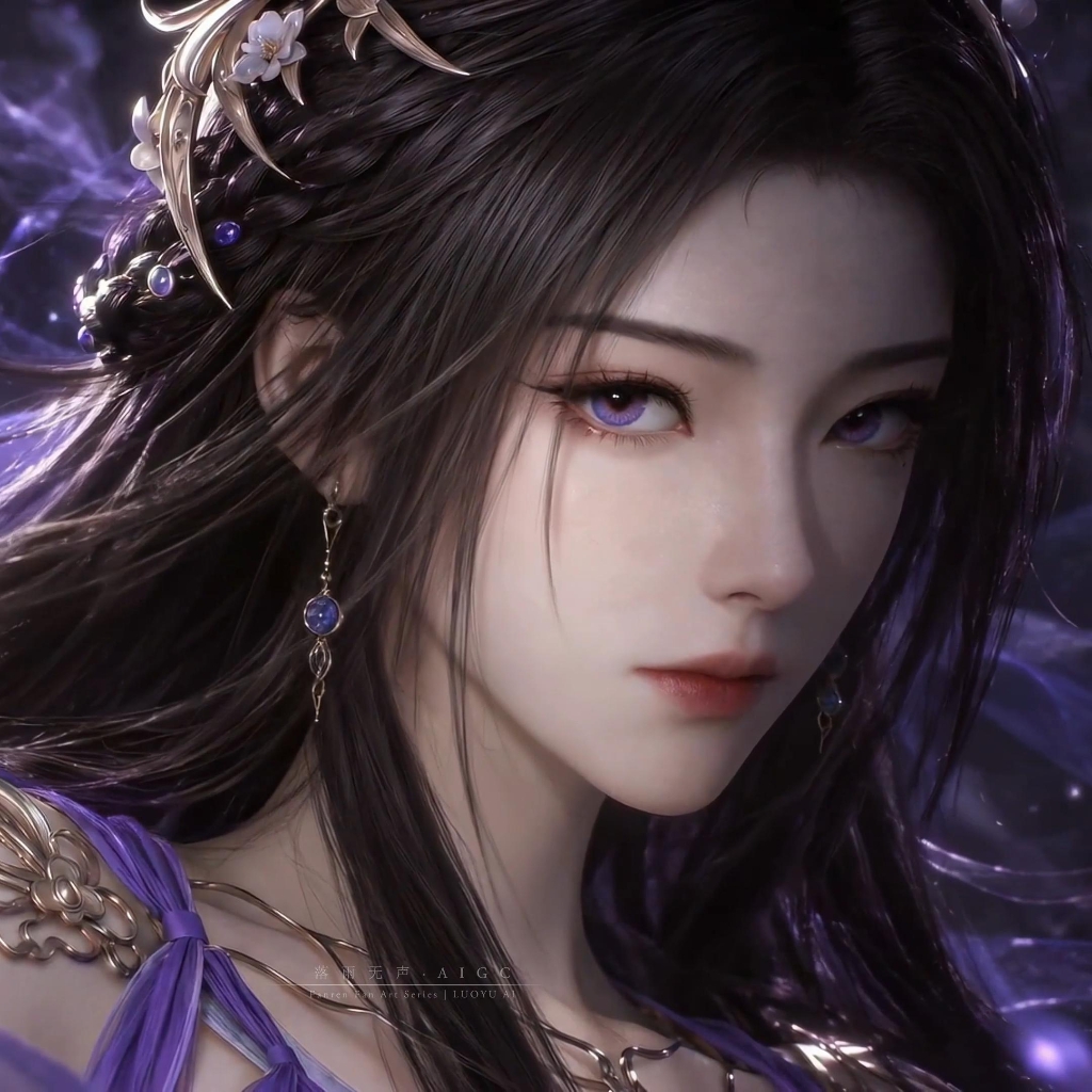 紫灵面部特写-凡人修仙传-落雨无声 preview