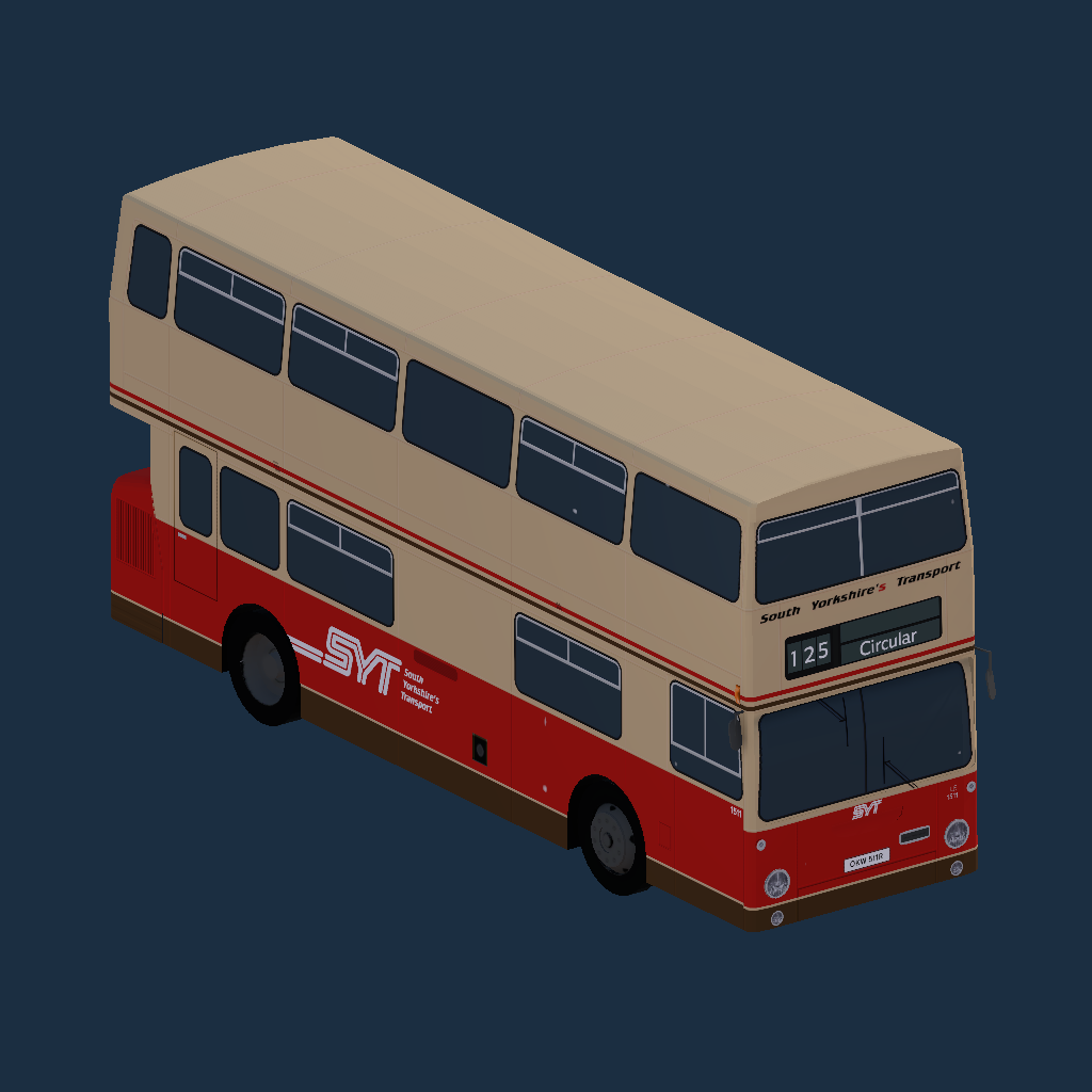 Daimler Fleetline DMS - SYT Red