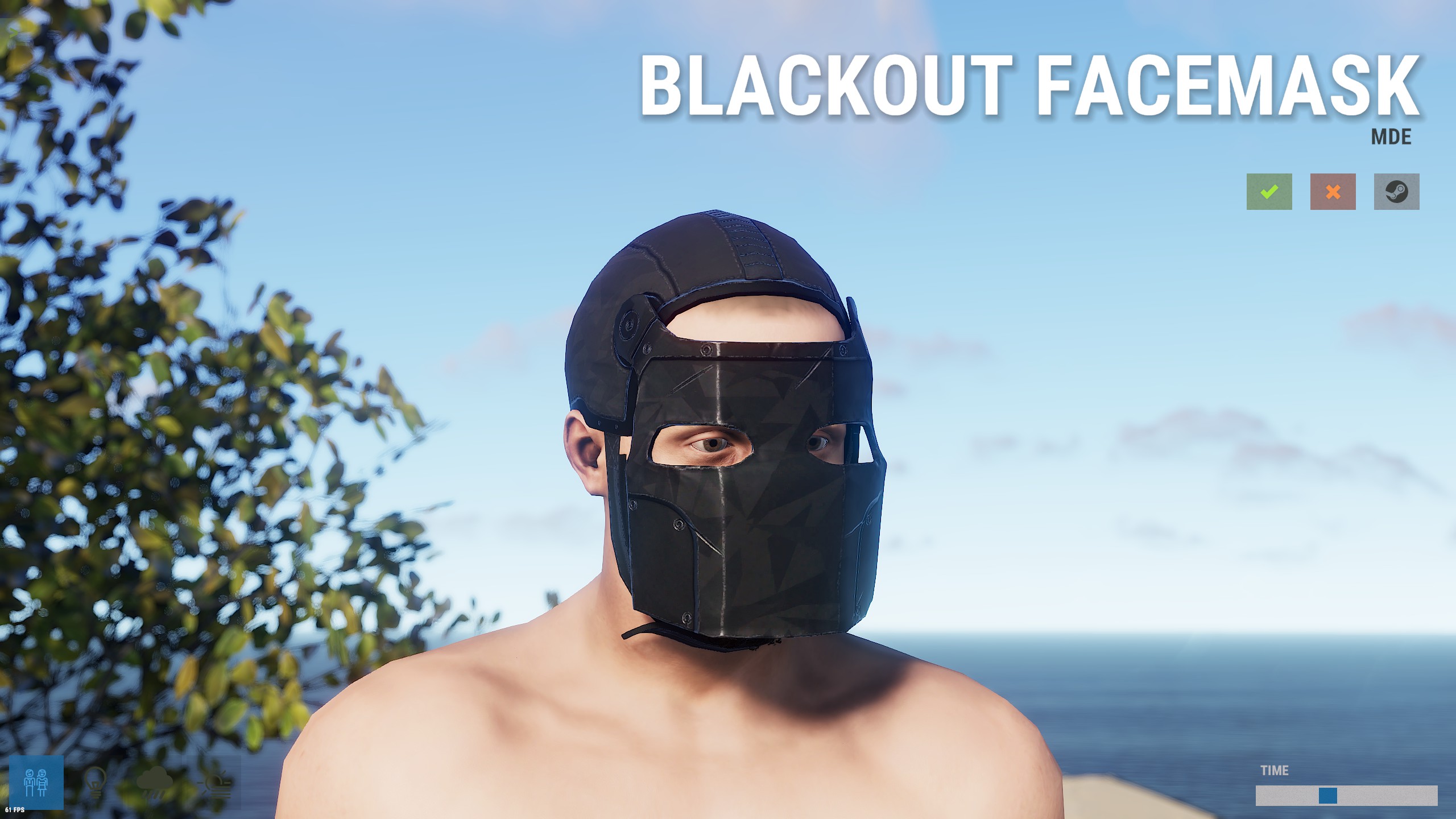 Blackout Facemask